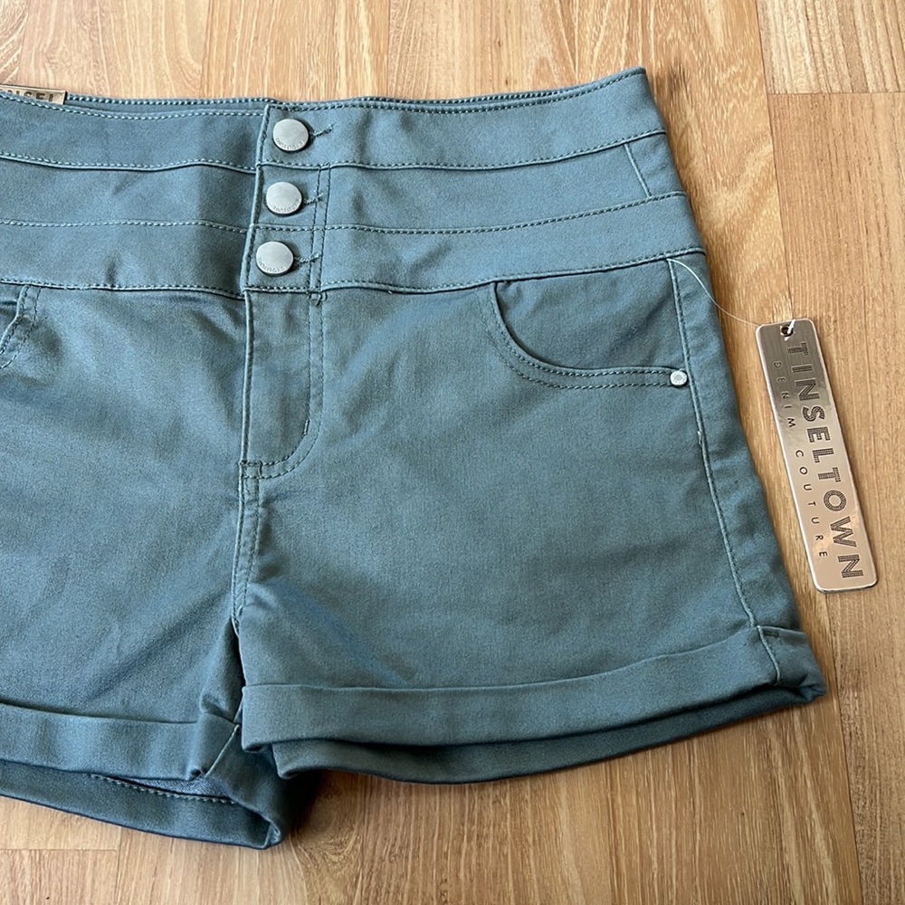 Tinseltown Denim Couture Shorts